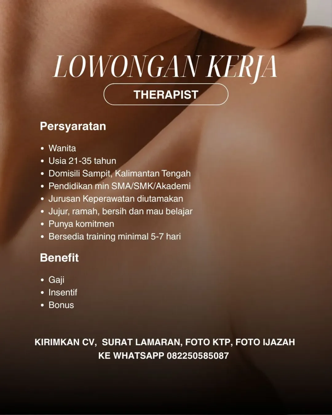 Lowongan Kerja Therapist